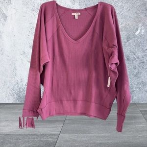 Free People Santa Clara Thermal in Mulberry.  NWT